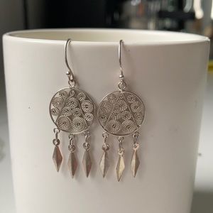 Dream catcher earrings
